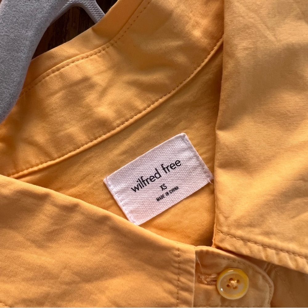 Aritzia Orange Button Down - image 3